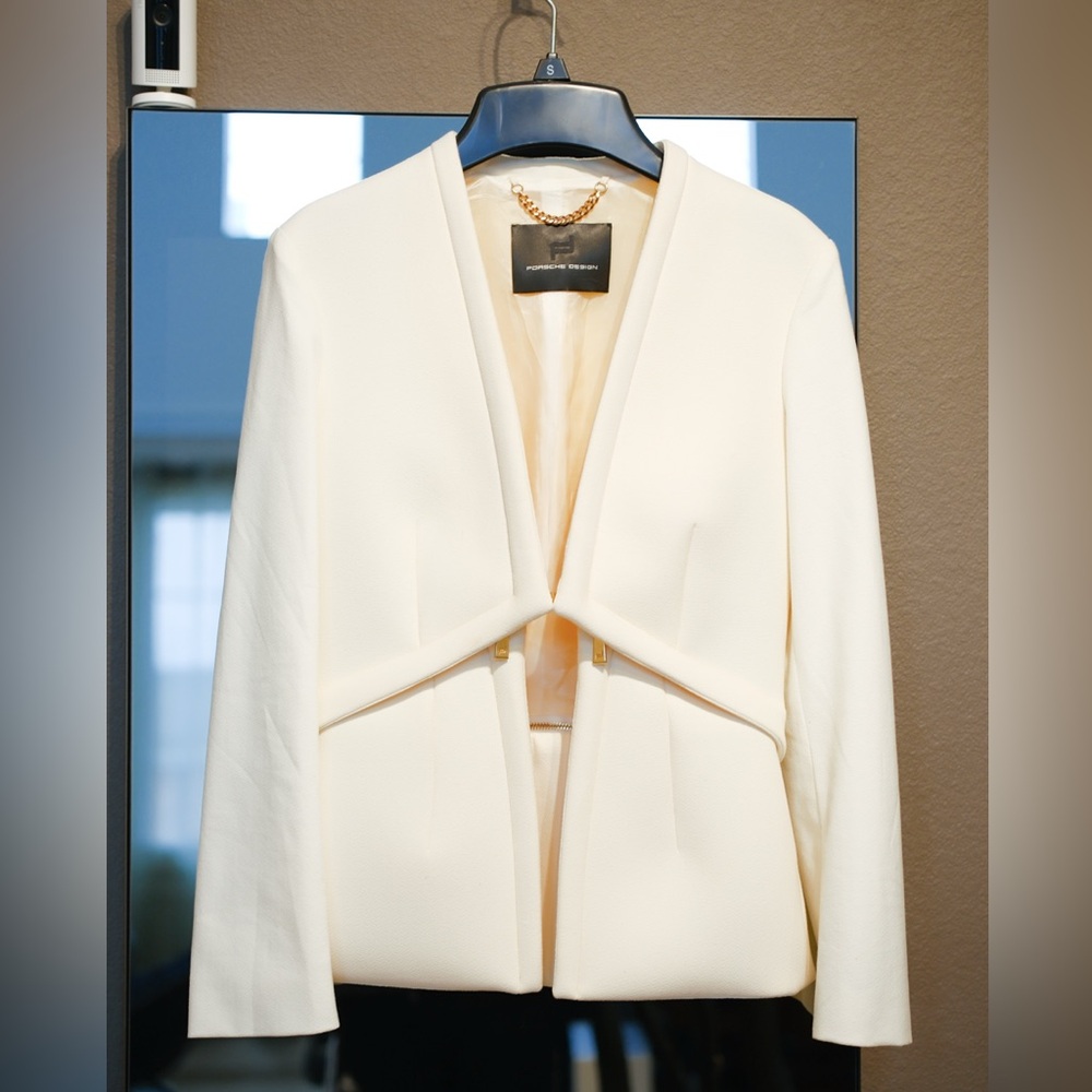 Porsche Design women convertible white Blazer